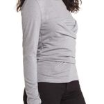 VERO MODA Women's Nelly Gray Long Sleeve Corset Blouse Size S Casual NWOT Photo 0