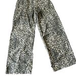Vera Wang Simply Vera  Black & Tan Leopard Print Women's Jeans straight leg sz4 Photo 4