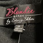Blondie Nites by Stacy Sklar size 11 black & white formal dress zip back strappy Photo 7