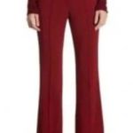 ALC Frank A.L.C. Lawrence Burgundy Wide Leg Pants Size 6 Photo 0