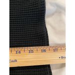 Aerie  Long Sleeve Blizzard Waffle Mock Neck T-Shirt Black Women's Size Medium Photo 5