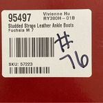 Vivienne Hu New York Square Toe Strapped Leather Cage Sandals Pink Size 7 Photo 15