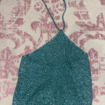 Amazon  Teal Halter Tank Top Photo 0