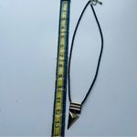 Vibe Long Chain Triangle Pendant Necklace Necklaces / Pendants by Elsiem Gold Photo 3