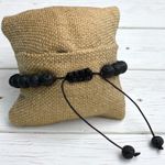 Boutique Lava Stone & 7 Chakra Healing Stones Adjustable Bracelet New Photo 2