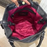 Cole Haan Black Python Leather Snakeskin Medium Crossbody Shoulder Bag Purse Photo 6