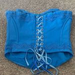 Princess Polly ⭐️YAMIE BUSTIER TOP BLUE Photo 1