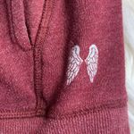 Victoria's Secret Victoria’s Secret Angel Burgundy Zip Up Hoodie Size Small Photo 3