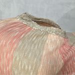 Coral pastel colors light knit top size large Orange Photo 1