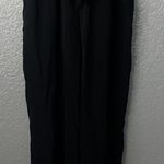 The Vanity Room Women’s Black Spaghetti Strap Jumpsuit Small Wide Leg Sleeveless Romper Photo 7