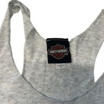 Harley Davidson Women’s Size S Muscle Tank Top Light Gray Wisconsin‎ HD Biker Orange Photo 2
