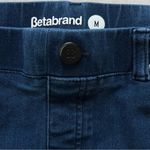 Betabrand  Womens Pull On 4 Pocket Straight Leg Yoga Denim Jeans Dark Was… Photo 1