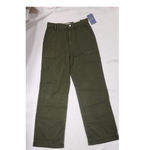 universal thread high rise wide leg size 4 waist 28 length 42 Green Photo 4