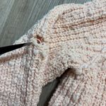 Free People  Pink Teddy Jacket‎ with Cozy Knit Material FLAW Photo 3