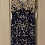 Maggy London NWT Beige and Navy Dress - Size 2 Photo 0