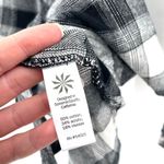 Athleta  Lumberjill Button Front Long Sleeve Checkered Plaid Flannel Shirt Top Photo 6