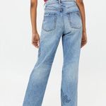 BDG Loose Straight Jean - Embroidered Crossword NWT Photo 2
