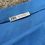 ZARA Ruched Rib Mini Skirt Photo 5