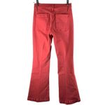 frame denim NWT Womens Le Bardot High Waist Crop Flare Jeans Cherry Size 24 Photo 6