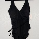 ANDIE NWT Black The Belmar One Piece Swimsuit Size Medium Photo 2