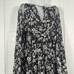 Topshop  Womens Black Floral  Dress Size 10 NWT Photo 4