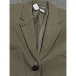 Sag Harbor Womens Size 6P Blazer 100%Wool Rich Army Green F-63 Photo 1