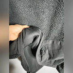 Nike Women's Sherpa Black Cowel Neck Long Sleeve Sweatshirt Size Small Photo 5