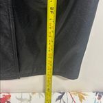 Vintage International Leather Collection size Large Women’s Black Trench Coat Photo 4