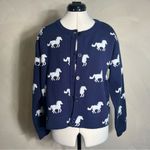 Vigoss Women’s Button-Up L/S Rodeo Business Casual Horse Cardigan Sweater|Size:L Photo 6