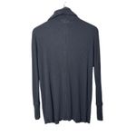 A pea in the pod A Pea In The Pod Crossover Nursing Sweater Top Cowl Neck Ribbed Black Medium Photo 4