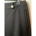 Anne Klein Womens Straight Leg Black Dress Pants Sz 8 Gold Lion Buttons Trousers Photo 7