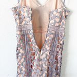 Elliatt Anthropologie  Tingle Lace Overlay Midi Dress in Lilac Photo 9