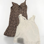 American Eagle  Midi Dress X‎ Small Mimi Dress Summer Beachy Coastal With XS Top Photo 0