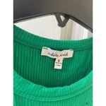 White Birch  green Sleeveless Tank Top Crew Neckline Fitted Women’s Size small Photo 5