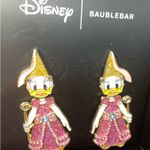 BaubleBar NEW IN BOX Disney  Daisy Duck Sparkling Princess Earrings Photo 1