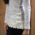 Double Zero 💙 | Navy Sweater with Pleated Trim, Small Photo 3