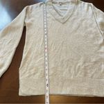 Madewell wool blend sweater women’s small light gray v-neck long sleeve Photo 2