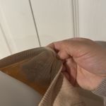 Aerie  Ribbed Sleeveless Beige Midi Dress with‎ side slit size small Photo 3