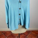 Eskandar Turquoise Boxy Cardigan Blue Size undefined Photo 3