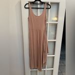 Reformation Kalia Wrap Midi Tank Dress Blush Pink Relaxed Skirt Size Medium M Photo 4