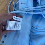 Danielle Guizio NWOT GUIZIO Ravello Corset in Baby Blue Photo 8