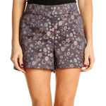 Ann Taylor LOFT Womens Floral Brocade High Rise Shorts Size 10 NWT Photo 0