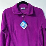 Columbia Artic Air Fleece 1/4 Zip Fleece Top Magenta Size M NWT Photo 6