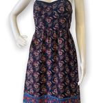 Xhilaration Paisley & Floral Print Ruched Bodycon Dress Photo 0