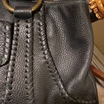 Fiore Isabella Whip it good Angela Tote Black Leather Large beautiful condition Photo 14