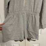 Rails  Nicola Hooded Sweatsuit Romper in Heather Gray Photo 4