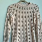 Alexander Wang  Long Sleeve Street Style Pink Perforated Mini Dress Size XS Photo 2