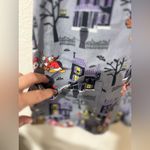 Disney  Halloween Size L  Multicolored Scrub Top Mickey Minnie Goofy Like new Photo 11