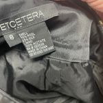 Etcetera Size 8 Womens Wool Silk Blend Printed Skirt Mini Business Casual Luxe Photo 3