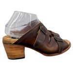 Freebird Caprice Brown Leather Buckle Mules Clogs Size 9 Photo 5